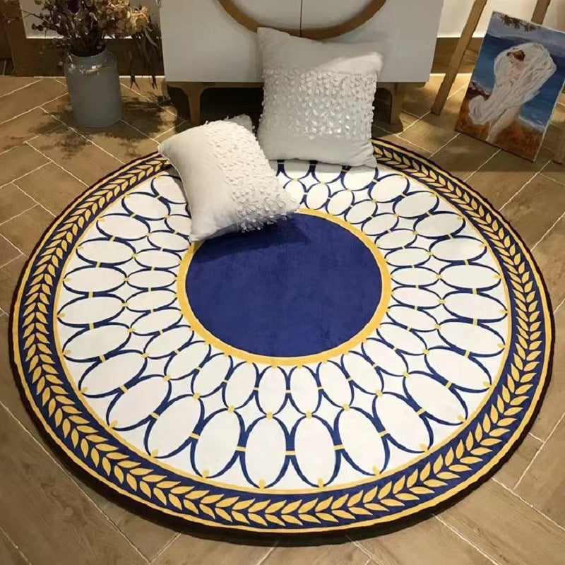 😍😍😍Geometryczna okrągła chłonna antypoślizgowa mata podłogowa