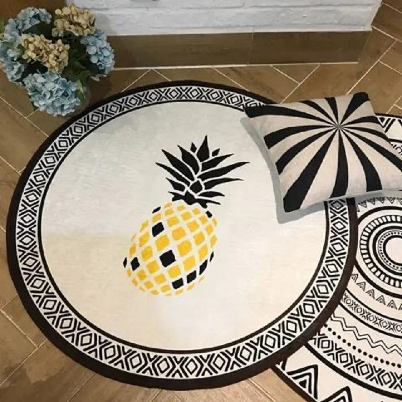 😍😍😍Geometryczna okrągła chłonna antypoślizgowa mata podłogowa