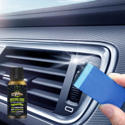 🚗✨Zestaw do ożywienia plastiku samochodowego! Przywróć blask dzięki powłoce ochronnej💎
