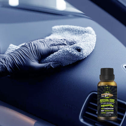 🚗✨Zestaw do ożywienia plastiku samochodowego! Przywróć blask dzięki powłoce ochronnej💎