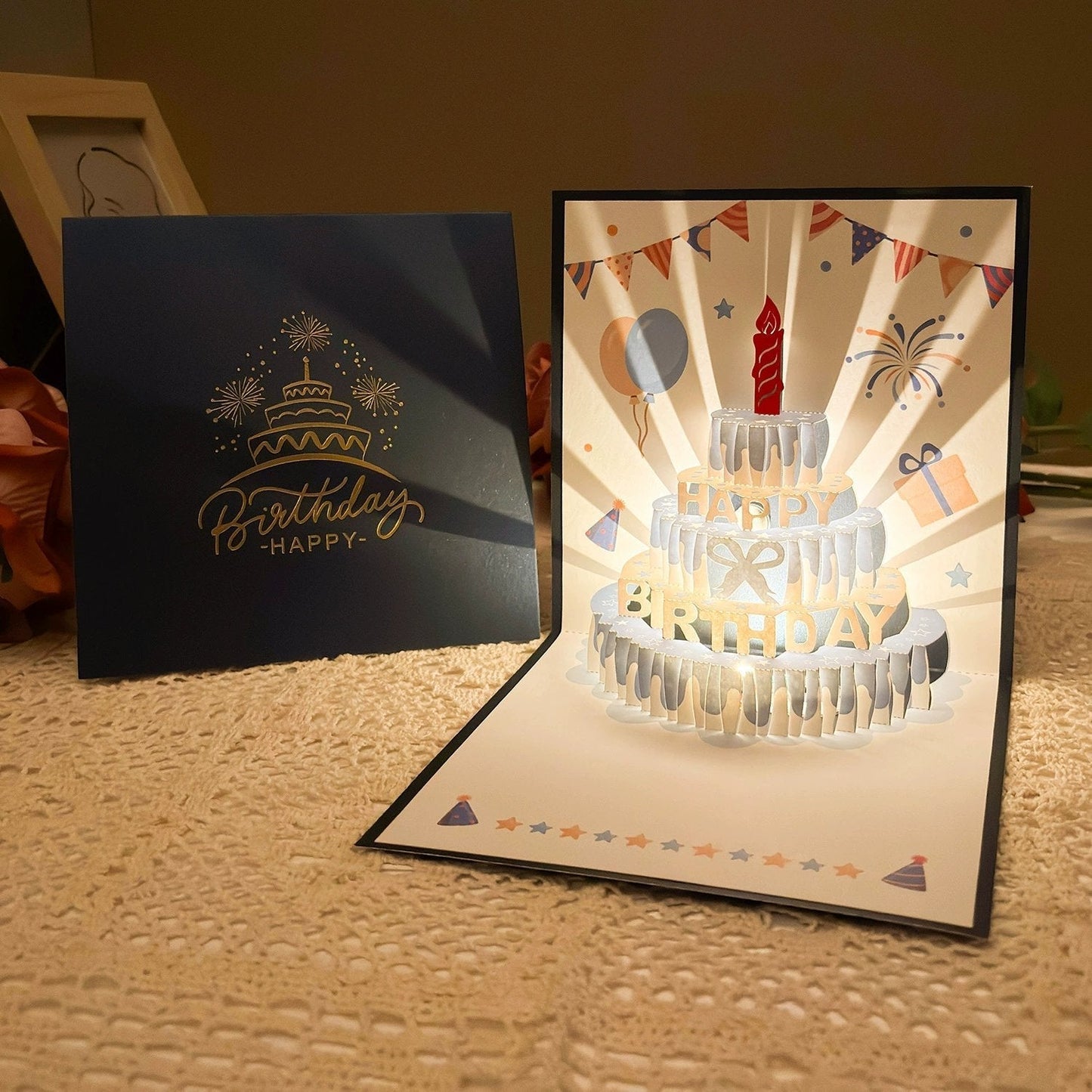 ✨Kup 1dostań 1 gratis✨🔥Trójwymiarowe kartki urodzinowe typu pop-up