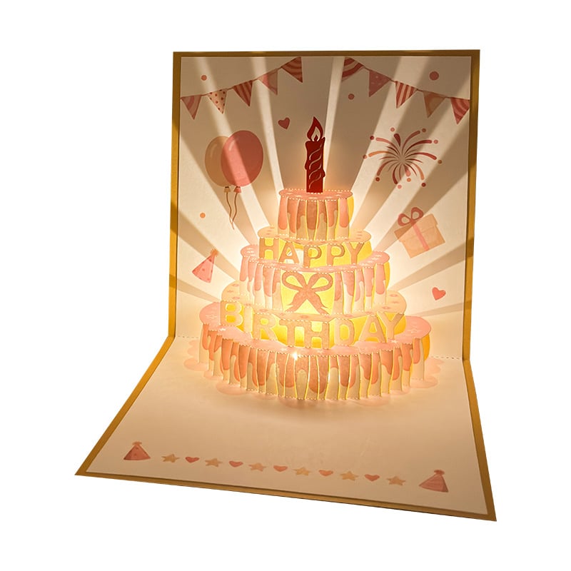 ✨Kup 1dostań 1 gratis✨🔥Trójwymiarowe kartki urodzinowe typu pop-up
