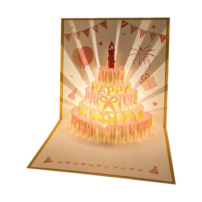 ✨Kup 1dostań 1 gratis✨🔥Trójwymiarowe kartki urodzinowe typu pop-up
